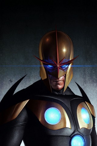 Открытки и картинки с персонажем вселенной Marvel - Нова       