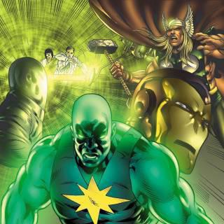 Открытки и картинки с героем комиксов Marvel - радиоактивным человеком 