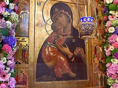 Открытки на день Владимирской иконы Божьей Матери                    