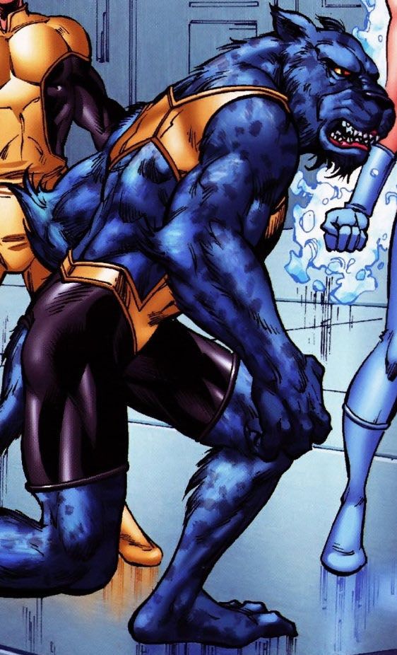 Открытки и картинки с персонажем вселенной марвел - Зверем  