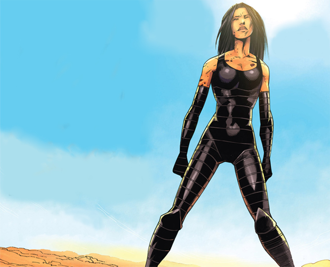 Открытки и картинки с персонажем вселенной Marvel - Икс-23  