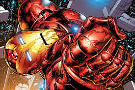 Открытки с персонажем вселенной марвел, мститель - Железный человек 