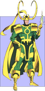 Открытки с богом из вселенной Marvel - Локи                  