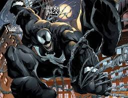 Открытки и картинки с героями марвел Анти-Веномом и Веномом 