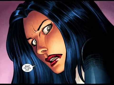 Интересные открытки с персонажем вселенной Marvel - Мадам Маска 