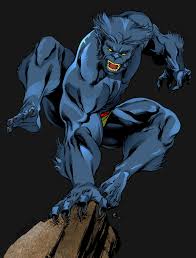 Открытки и картинки с персонажем вселенной марвел - Зверем  