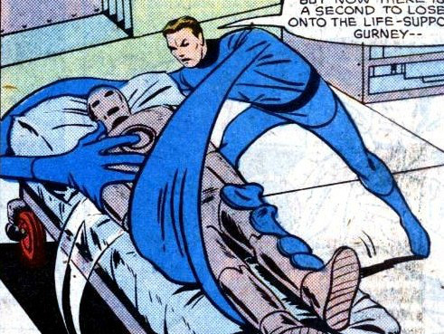 Красивые открытки с персонажем вселенной Marvel - мистером Фантастик 