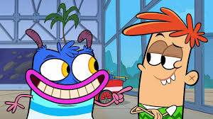 Яркие и забавные открытки с героями из мультфильма Чудище Бансен 