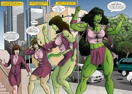 Открытки и картинки с персонажем вселенной марвел - Женщиной Халк 