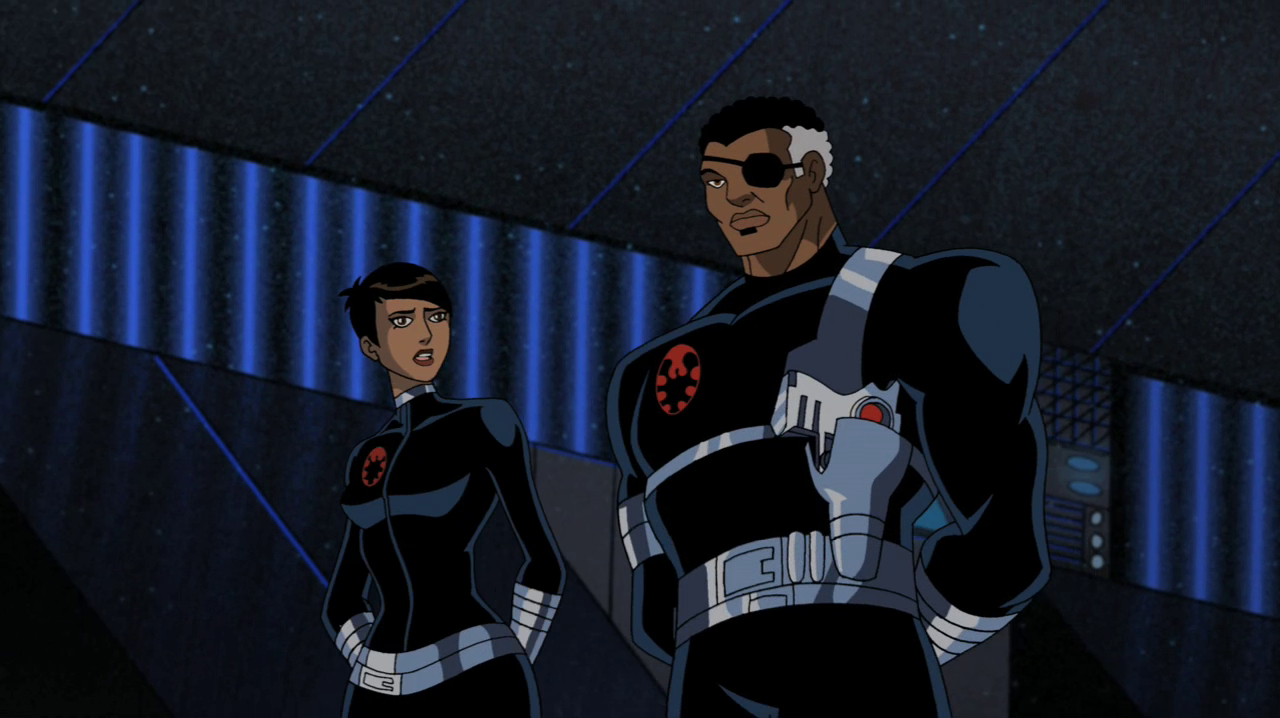 Открытки и картинки с персонажем вселенной Marvel - Ником Фьюри 