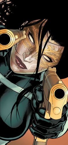 Интересные открытки с персонажем вселенной Marvel - Мадам Маска 