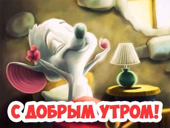 Пожелания хорошего счастливого утра в открытках