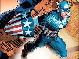Открытки и картинки с персонажем вселенной Marvel - Капитаном Америка 