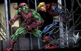 Открытки и картинки с персонажем вселенной Марвел - Зеленым Гоблином 