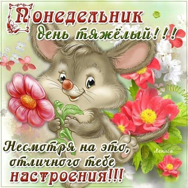 Открытки с пожеланиями удачного и легкого понедельника               