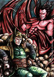 Открытки и картинки с персонажем вселенной Marvel - Мефисто 