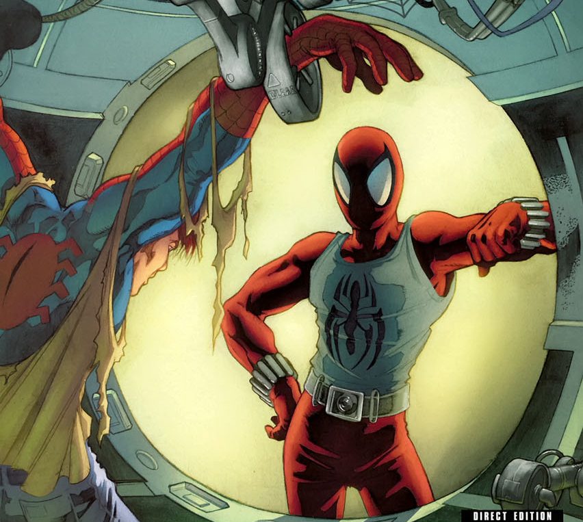 Открытки и картинки с персонажем Вселенной Марвел - Алым Пауком 