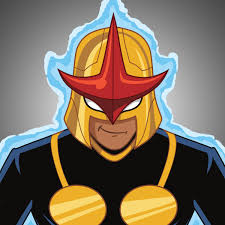 Открытки и картинки с персонажем вселенной Marvel - Нова       