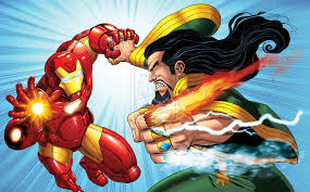 Открытки с суперзлодеем вселенной Marvel - Мандарином        