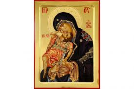 Открытки на день иконы Божьей Матери "Взыграние младенца"     