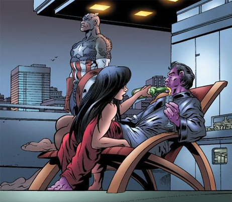 Открытки и картинки с персонажем вселенной Marvel - пурпурным человеком 