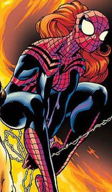 Открытки с персонажем вселенной Marvel - Мэри Джейн Остин    