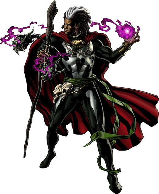 Открытки и картинки  с персонажем вселенной Марвел - Доктором Вуду 