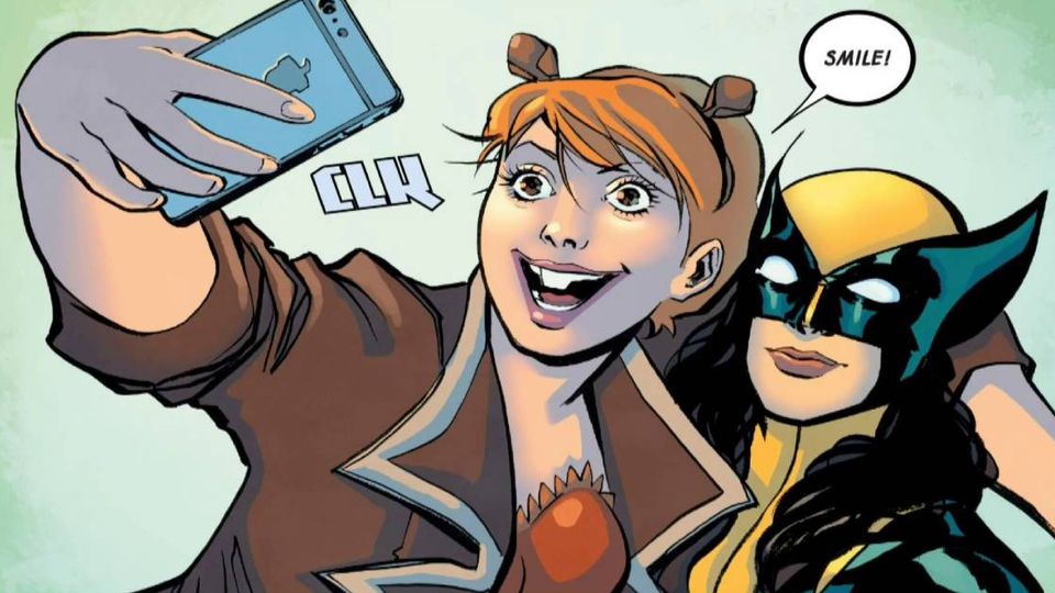 Открытки и картинки с персонажем вселенной марвел - Девушкой Белкой 