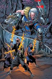 Открытки и картинки с персонажем вселенной Marvel - Кейбл    