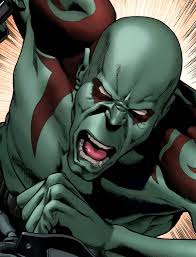 Открытки с персонажем вселенной марвел, стражь галактиик - Дракс 