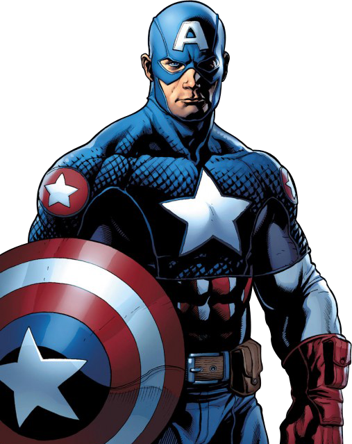 Открытки и картинки с персонажем вселенной Marvel - Капитаном Америка 