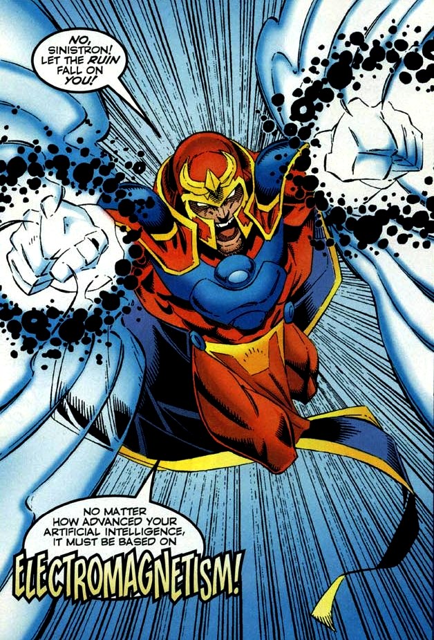 Интересные открытки с персонажем вселенной Marvel - Магнето 