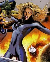 Красивые открытки с персонажем вселенной Marvel - Невидимой Леди 