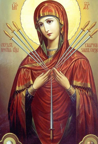 Открытки на день иконы Божьей Матери "Умягчение злых сердец" 