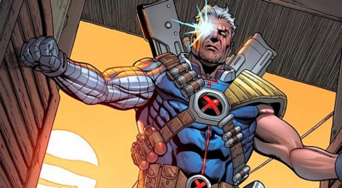 Открытки и картинки с персонажем вселенной Marvel - Кейбл    