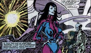 Красочные открытки с персонажем вселенной Marvel - Небула    