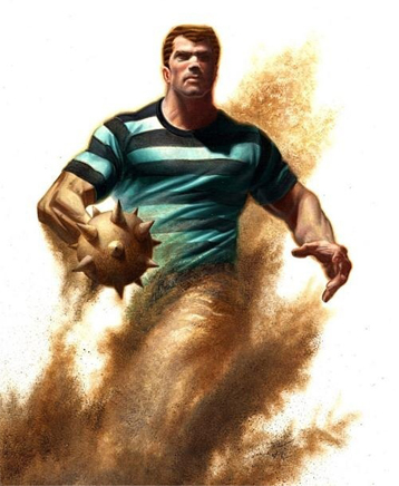 Открытки и картинки с персонажем вселенной  Marvel - Песочным Человеком 