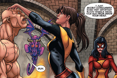 Открытки и картинки с героем комиксов Marvel - Призрачной Кошкой 