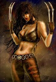 Открытки и картинки с персонажем вселенной Marvel - Икс-23  