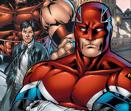 Открытки и картинки с персонажем вселенной Marvel - Капитаном Британия 