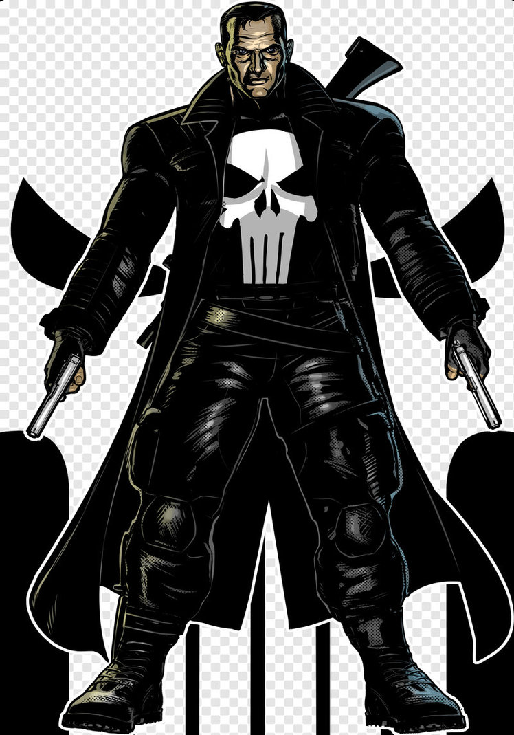 Открытки и картинки с персонажем вселенной Marvel - Карателем 