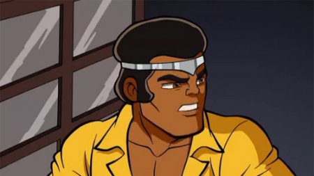 Интересные открытки с героем из комиксов Marvel - Люком Кейдж 