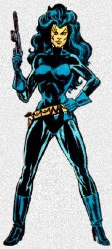 Интересные открытки с персонажем вселенной Marvel - Мадам Маска 