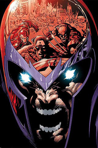 Интересные открытки с персонажем вселенной Marvel - Магнето 