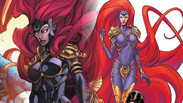 Красивые открытки с персонажем вселенной Marvel - Медузой   