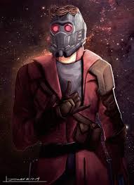 Открытки с персонажем вселенной марвел, стражем галактики - звездным Лордом