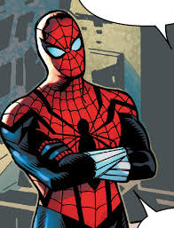 Открытки и картинки с персонажем Вселенной Марвел - Алым Пауком 