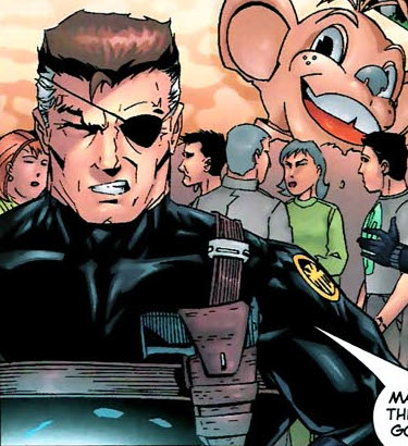 Открытки и картинки с персонажем вселенной Marvel - Ником Фьюри 