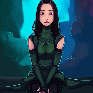 Интересные открытки с персонажем вселенной Marvel - Мантис  