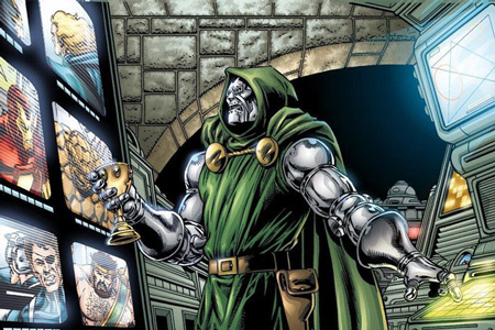 Открытки и картинки с персонажем вселенной Марвел - Доктором Дум 